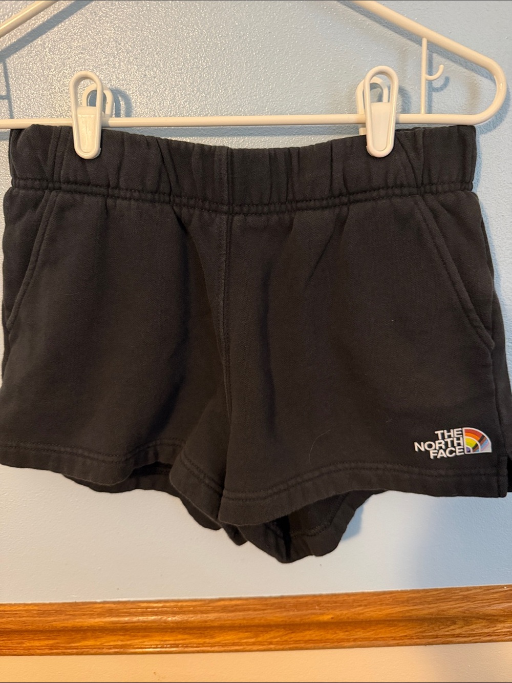 The North Face Black Fleece Logo Shorts women’s medium